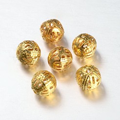 Куб железа филигранные бусины IFIN-N3295-04