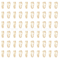 120 шт. латунные защелки на дужках KK-BC0013-68G