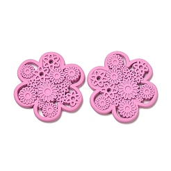 Прорезиненные бисера стиль акриловые MACR-D074-04