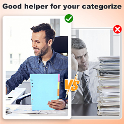 Разделители индексных листов блокнота на дисках AJEW-WH20011-03A