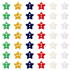 80 шт. фарфоровые пуговицы с 2 отверстиями PORC-PJ0001-02B