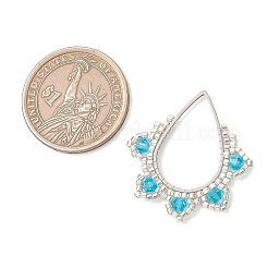 Подвески из стеклянного бисера Miyuki Delica&nbsp;PALLOY-MZ01243-02