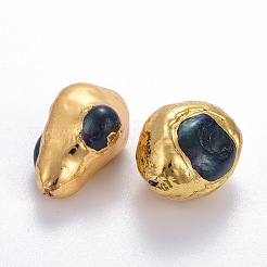 Натуральный жемчуг в стиле барокко PEAR-E014-10