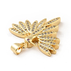 Покрытие стойки латунь микропаве прозрачные подвески из кубического циркония&nbsp;ZIRC-F129-45G