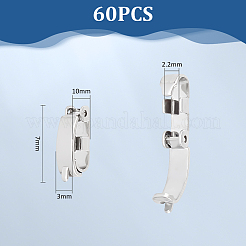 60 шт. раскладывающиеся застежки из нержавеющей стали 316 STAS-UN0056-25