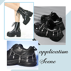 8 chaîne à chaussures en fer&nbsp;AJEW-FG0001-96