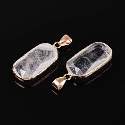 Природного кварца хрустальных подвесок&nbsp;G-N349-03A-G