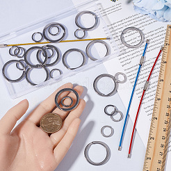 Застежки для ключей из проволоки из нержавеющей стали STAS-SC0009-43