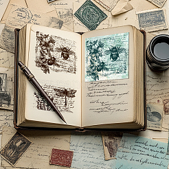 Прозрачные штампы из ПВХ с летней тематикой DIY-WH0631-0678