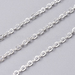 Латунные плоские овальные кабельные цепи X-CHC025Y-01-S