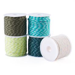 Cordon tressé en polyester 5 couleurs de 50 m&nbsp;OCOR-TA0004-08