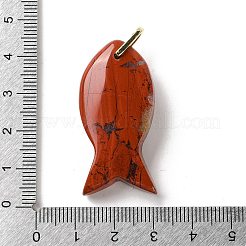 Природные красной яшмы подвески G-Z102-02G-07