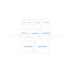 9個 9スタイル 透明アクリル キルティングテンプレート  カッティングガイド  縫製用具  正方形  29~99x29~99x2.5mm  穴：3mm＆5mm  9スタイル  1個/スタイル  9個/セット&nbsp;DIY-WH0349-318B