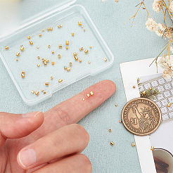 90 шт. 3-х размеров бусины-трубочки из стерлингового серебра STER-PH0001-30G