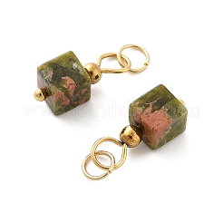 Природные подвески Unakite&nbsp;STAS-Z129-01G-04