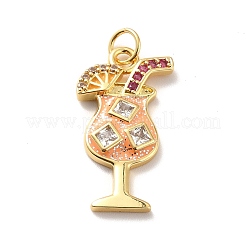 Стойки обшивки латунь микро проложить Циркон подвеску KK-M230-33G