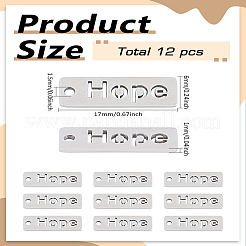 12 шт. подвески из нержавеющей стали 304&nbsp;STAS-LP0003-08P-04