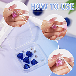 5 шт. бутылок из выдувного стекла ручной работы GLAA-TA0012-33A