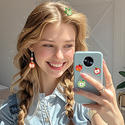 60шт 3 стиля непрозрачные кабошоны из смолы&nbsp;RESI-OC0001-73