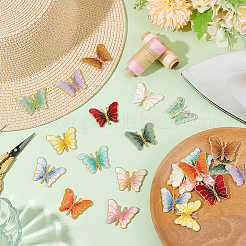 24 шт. 12-х цветные тканевые самоклеящиеся заплатки FIND-FG0003-49