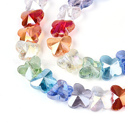 Прозрачные стеклянные бусины нити GLAA-T025-03B-01