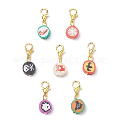 Кулон из полимерной глины ручной работы HJEW-JM04028-02