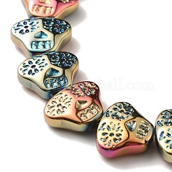 Стеклянные бусины с гальваническим покрытием &nbsp;LS-EGLA-F158-FP01