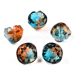 Perle di vetro verniciate a spruzzo trasparente&nbsp;GLAA-N035-032-G02