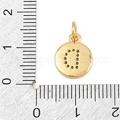 Ciondoli in ottone zirconi chiari micro pavé&nbsp;CU-CBA56CE-12G-D