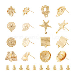 16 Uds. 8 accesorios de pendientes de latón de estilo&nbsp;FIND-TA0001-85
