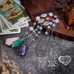 Маятники для лозоходства из натурального розового кварца PALLOY-MA00008