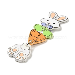 Пасхальные непрозрачные акриловые большие двухсторонние подвески MACR-D027-07C