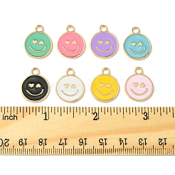 40шт 8 цвета сплава эмалевые подвески&nbsp;ENAM-FS0002-06