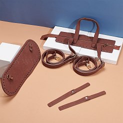 DIY編みかぎ針編み  puレザーバッグボトム  ハンドバッグDIYクラフトショルダーバッグアクセサリー用  ココナッツブラウン  72x36.5x0.7cm&nbsp;DIY-WH0171-09A