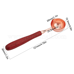 Медные ложки восковых палочек AJEW-I043-01RG-01