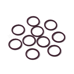Lackiert Legierung Verbindungsringe&nbsp;LS-FIND-WH0050-60B