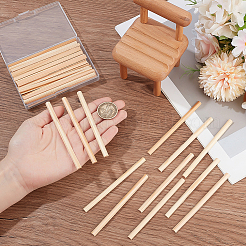 50 шт. деревянные палочки для поделок WOOD-BC0001-36