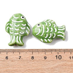 Фарфоровые бусины ручной работы&nbsp;PORC-K010-08K