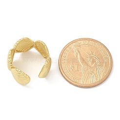 Латунные манжеты для женщин RJEW-U033-02G