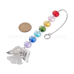 Ornements suspendus en perles octogonales en verre&nbsp;HJEW-JM01760-03