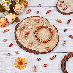 3 набор деревянных бусин 3 стилей&nbsp;WOOD-SC0002-06B