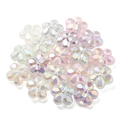 УФ-покрытие светящиеся прозрачные акриловые бусины OACR-P010-16