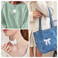 16 шт. 8 стиля полиэстеровое кружево вышитые нитки приклеиваемые/пришивные нашивки&nbsp;PATC-TA0001-13