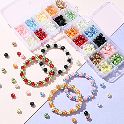 Наборы для изготовления круглых браслетов из акриловых бусин своими руками&nbsp;DIY-YW0009-88