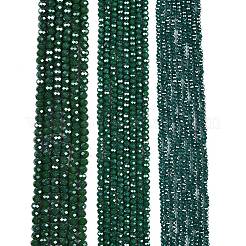 Chapelets de perles en verre électroplaqué&nbsp;EGLA-A044-P4mm-A09