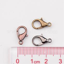 1 коробка 240 шт 6 цвета цинкового сплава омаров коготь застежками PALLOY-JP0002