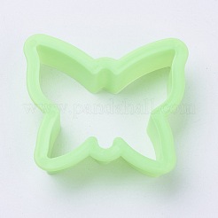 DIYの子供のおもちゃのセット  粘土型ツールキット  plasticine教育面白いおもちゃ  薄緑  34~40x28~48x11.5mm  10個/セット&nbsp;LS-DIY-WH0022-03