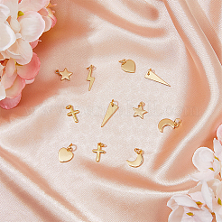 12шт 6 латунные подвески KK-FH0005-59