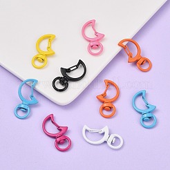 Drehbare Karabinerhaken aus spritzlackierter Legierung&nbsp;PALLOY-T080-13-NR