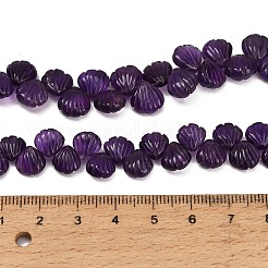 Fili di perle intagliate di ametista naturale&nbsp;GG-CBA0C95-D04